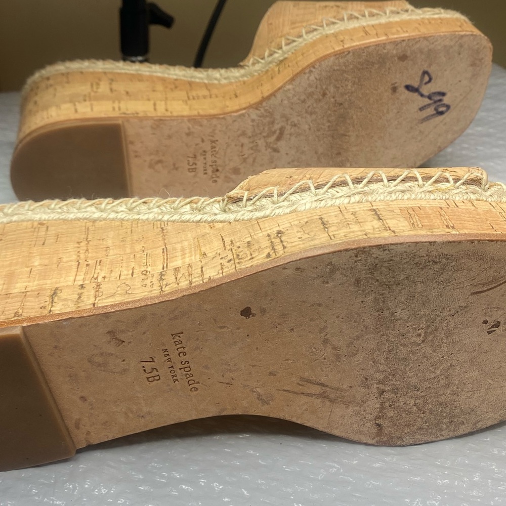 Kate Spade Cork Platform Slides - Picture 11 of 12